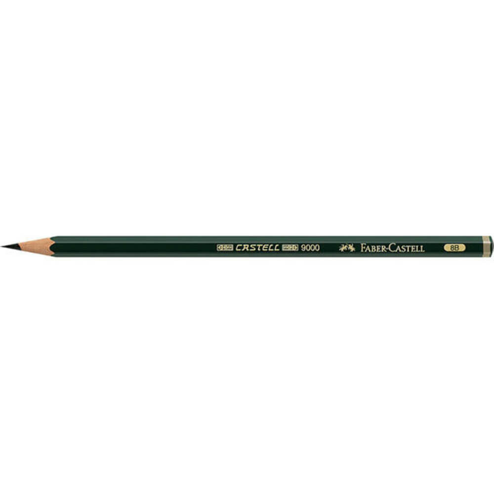 Creion Grafit Faber – Castell 9000, Duritate Mina 8B, Forma Hexagonala,  Creion Grafit Scoala, Rechizite Scolare, Creioane cu Mina Duritate 8B,  Creioan | Okazii.ro