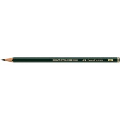 Creion Grafit Faber &amp;ndash; Castell 9000, Duritate Mina 8B, Forma Hexagonala, Creion Grafit Scoala, Rechizite Scolare, Creioane cu Mina Duritate 8B, Creioan foto