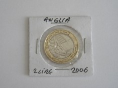 M3 C50 - Moneda foarte veche - Anglia - 2 lire sterline omagiala - 2006