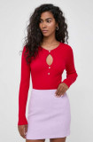 Morgan pulover femei, culoarea rosu, light