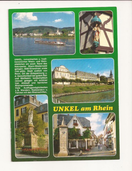 SG5 - Carte Postala -Germania, Unkel am Rhein, Necirculata