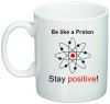 Cana alba personalizata &quot;Stay positive!&quot;&quot;Proton&quot;, INOVATIX&reg;. 330ml, Oem