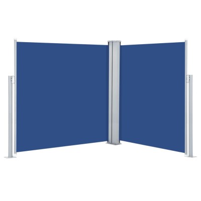 Copertina laterala retractabila, albastru, 160x600 cm foto