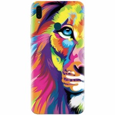 Husa silicon pentru Huawei Y9 2019, Colorfull Lion 002