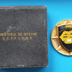 Ministerul de Interne Politia de Frontiera Straini si Pasapoarte medalie SUPERBA