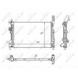 NRF Radiator, racire motor