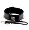 Zgarda piele Eco cu Lesa, Bound to Please - negru