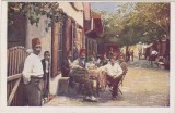 Carte poștală veche Ada Kaleh &ndash; scenă stradală, M.F.T.R. 6314-1, Klosz Budapest, circa 1922