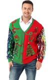 Tricou de Crăciun cu renul Rudolph pentru femei, doamne și unisex