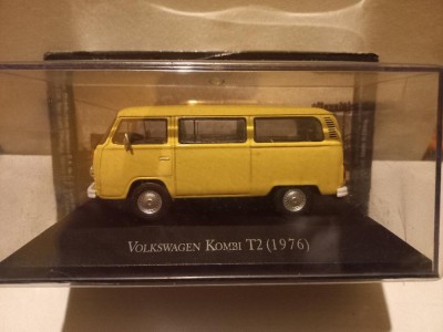 Macheta Volkswagen Kombi T2 - 1976 1:43 Deagostini Mexic foto