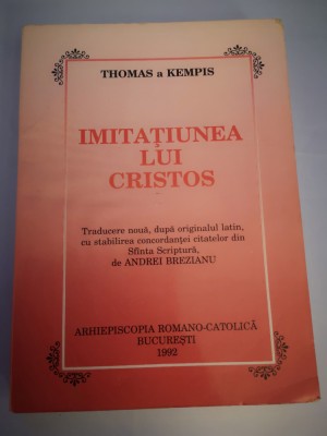 Imitatiunea lui Cristos - Thomas a Kempis foto