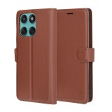 Husa Motorola Edge 60 Fusion Techsuit Leather Folio, maro