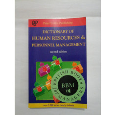 DICTIONARY OF HUMAN RESOURCES &amp; PERSONNEL MANAGEMENT - A. IVANOVIC MBA P.H. COLLIN