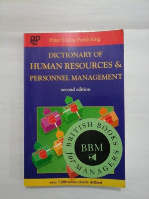 DICTIONARY OF HUMAN RESOURCES &amp;amp; PERSONNEL MANAGEMENT - A. IVANOVIC MBA P.H. COLLIN foto