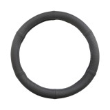 Husa Volan Umbrella Piele Naturala Perforata - Negru, 37-39 cm