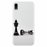 Husa silicon pentru Apple Iphone XR, Chess