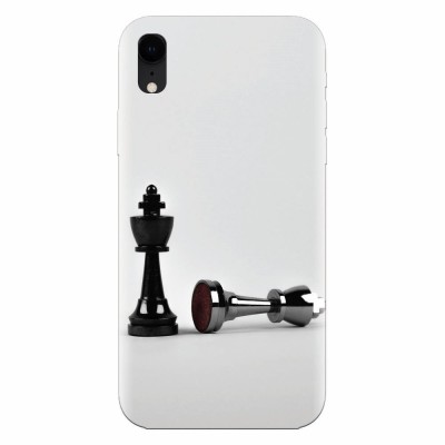 Husa silicon pentru Apple Iphone XR, Chess foto