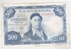 Bnk bn Spania 500 pesetas 1954 circulata