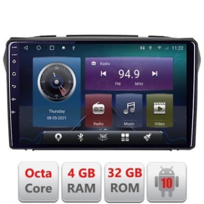 Navigatie Suzuki Alto 2009-2016 Android radio gps internet Octa core 4+32 KIT-alto+EDT-E409 CarStore Technology foto