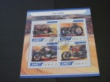 Cumpara ieftin Coliță Filatelică Djibouti 2017 - Motocicletele ,4 Timbre Obliterate