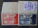 1942-Franta-Legiunile tricolore-complet set-MNH, Nestampilat