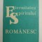 ETERNITATEA SPIRITULUI ROMANESC de MARIN VOICULESCU , 1985