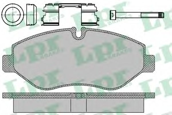 Set placute frana,frana disc IVECO DAILY III caroserie inchisa/combi (1997 - 2007) LPR 05P1297