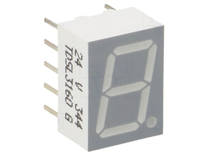 Afişaj LED 7 Segmente 10mm