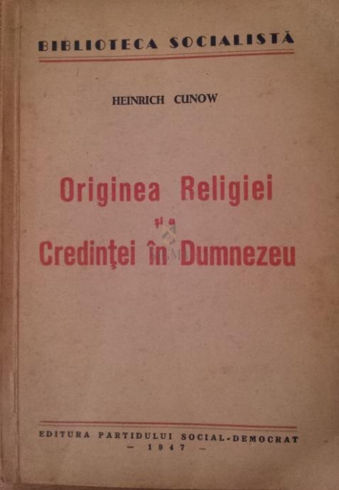 ORIGINEA RELIGIEI SI A CREDINTEI IN DUMNEZEU