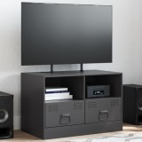 Gossi dulap tv, negru, 67x39x44 cm, otel