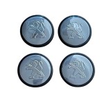 Set 4 capace roti 65mm exterior, 56mm interior Peugeot argintii compatibil/inlocuitor janta aliaj 3B7601171