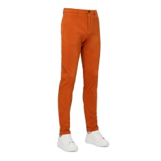 Pantaloni barbati chino caramiziu CH001