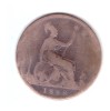 Moneda Marea Britanie 1 penny 1888, uzata, curata, Europa, Bronz