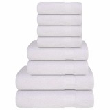 Cumpara ieftin Set prosoape FROGN 8 piese, alb, 360 g/m&sup2;
