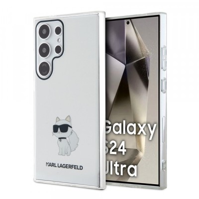 Husa pentru Samsung Galaxy S24 Ultra S928, Karl Lagerfeld, IML Luxury Choupette, Transparenta foto
