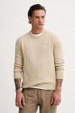 Tommy Jeans pulover de bumbac culoarea bordo, DM0DM18895