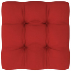 Perna canapea din paleti, rosu, 50x50x12 cm foto