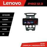 Navigatie Kia Carens 2006-2012 clima automata Lenovo PRO 4+64 12.3 inch qled android 4G DSP gps internet KIT-carens-2006