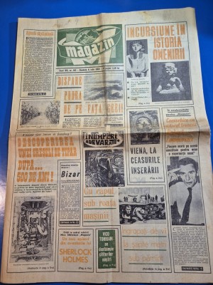 ziarul magazin 6 iulie 1968 - uriasii din calimani foto