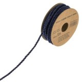 Siret rasucit albastru, 10 m x 4 mm, pentru creatii DIY si decoratiuni de Paste, CMCLASS