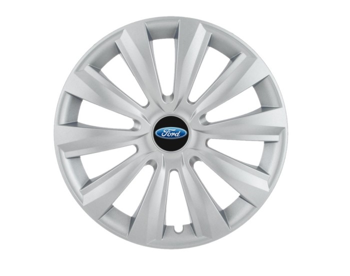 Set 4 capace roti Delta cromat R15 pentru gama auto Ford