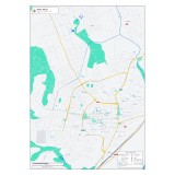 Cumpara ieftin Harta decorativa pentru perete Alba Iulia, Stil Modern, 90x125 cm, PVC