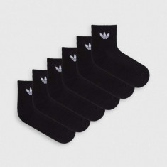 adidas Originals șosete 6-pack culoarea negru IJ5626