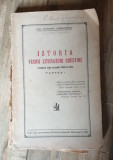 ISTORIA VECHII LITERATURI CRESTINE - CICERONE IORDACHESCU Vol 1