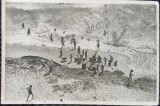 Carte postala, Vasile Roaita, Colonie de copii la mare, 1954