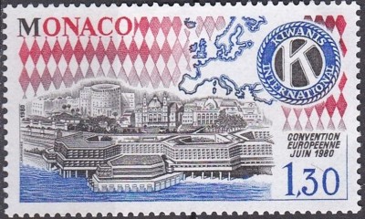 C2825 - Monaco 1980 - Kiwanis neuzat,perfecta stare foto