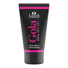Gel pentru sex oral LUXURIA Gola Cherry, pe bază de apă, cu aromă naturală de cireșe, 50 ml