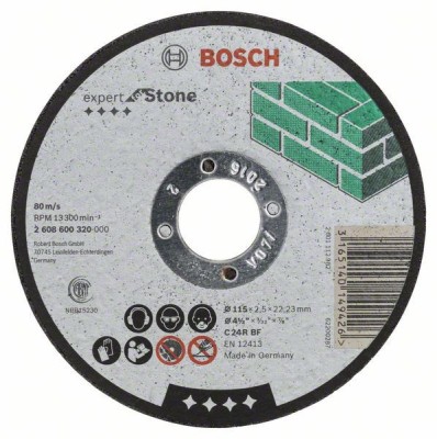 Bosch Disc de taiere drept Expert for Stone C 24 R BF, 115mm, 2.5mm ProAdvanced PowerfulTools foto