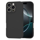 Husa premium pentru iphone 16 pro - softflex, microfibra in interior, black