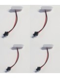 Set 4 leduri lumini de zi DRL pentru grila radiator Ford Ranger T7 2015, 2016, 2017, 2018